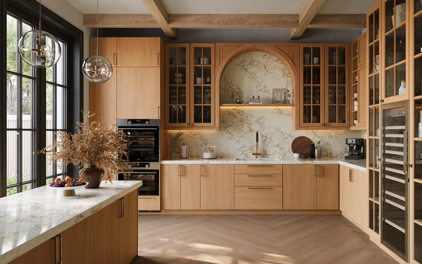 Rich Oak, BORTE - Premium Panel | LX Hausys US